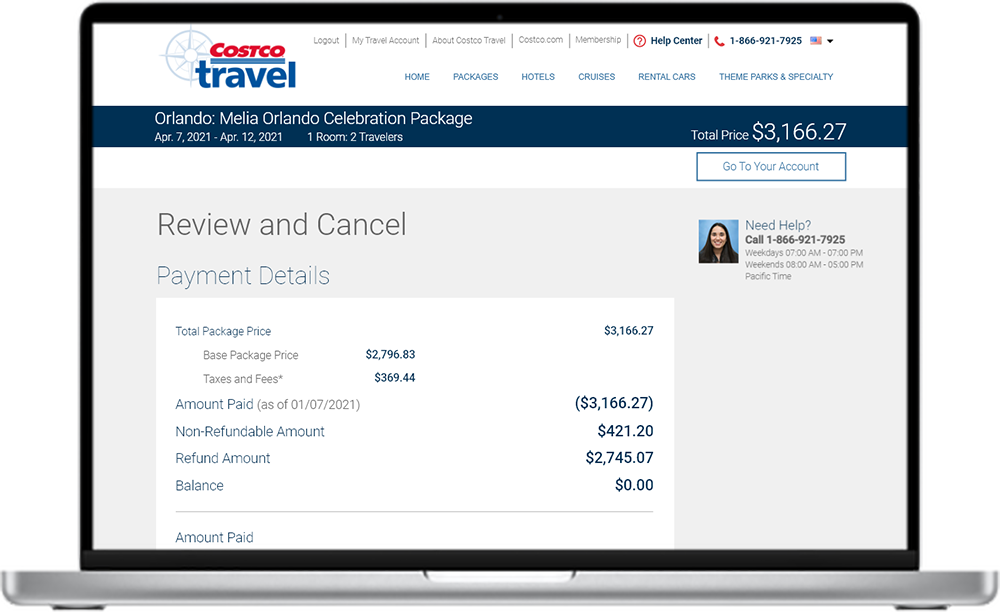 Costco Travel Packages, Deals - Booking Site Review